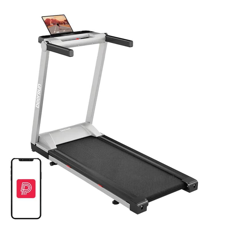 DeerRun A1 Pro Αναδιπλούμενος Ηλεκτρικός Διάδρομος, Ασημί
