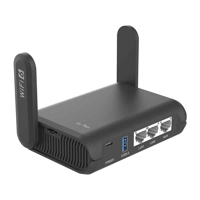 GL.iNet Slate AX Δρομολογητής Wi-Fi 6, GL-AXT1800
