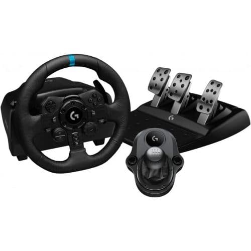 Logitech G923 SE Racing Wheel TrueForce με Πεντάλ και Shifter (6 Ταχυτήτων) για PC, PS5, PS4, Μαύρο EU (991-000531) - Open Box