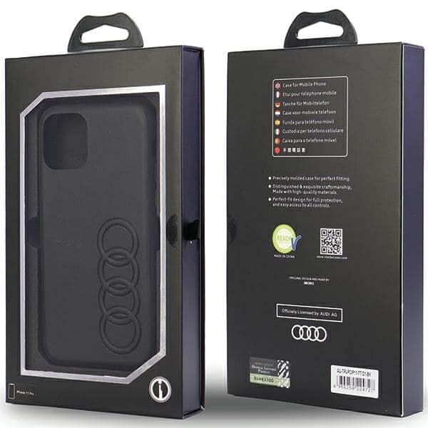 Audi Synthetic Leather - θήκη για Apple iPhone 11 Pro - Μαύρο 6