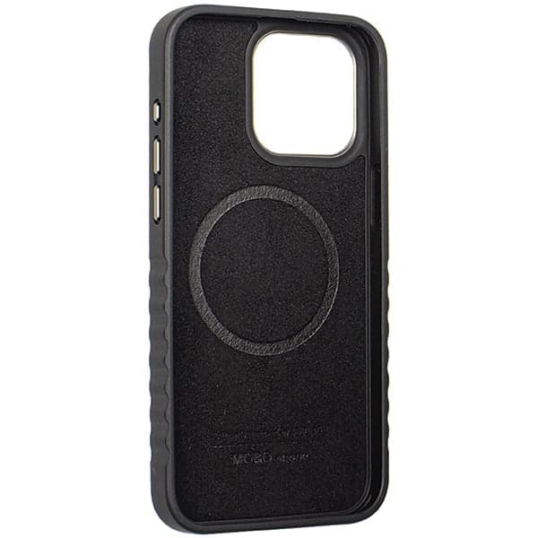 Audi AU-TPUPCMIP15P θήκη σκληρή μαύρο-κόκκινο MagSafe γνήσιο δέρμα iPhone 15 Pro Max 6.7 7