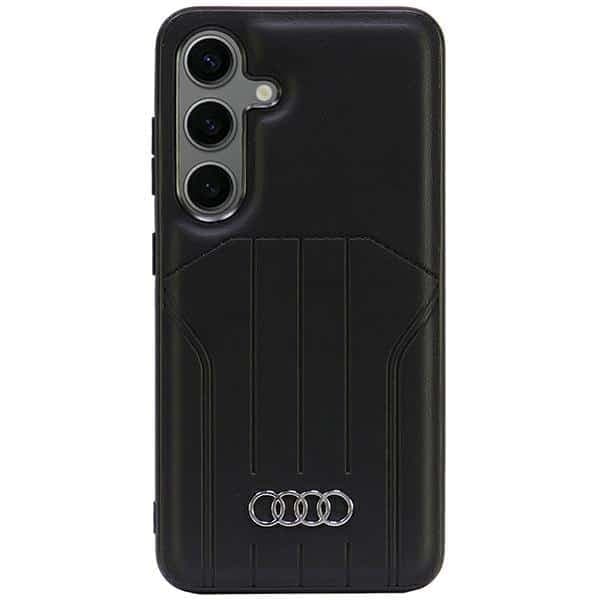 Audi Synthetic Leather MagSafe - θήκη για Samsung Galaxy S24 - Μαύρο