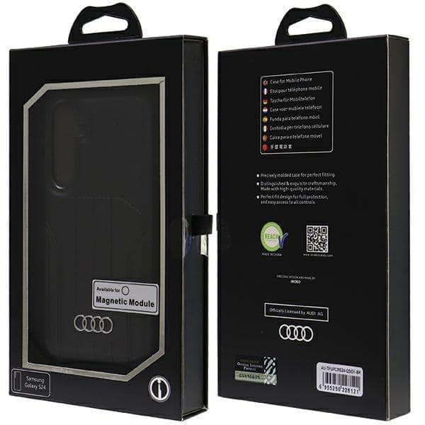 Audi Synthetic Leather MagSafe - θήκη για Samsung Galaxy S24 - Μαύρο 7