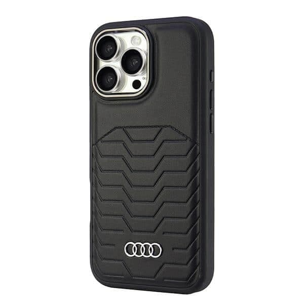Audi Synthetic Leather - θήκη για Apple iPhone 16 Pro Max - Μαύρο 3