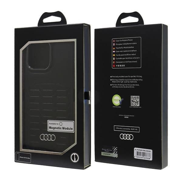 Audi Synthetic Leather - θήκη για Apple iPhone 16 Pro Max - Μαύρο 7