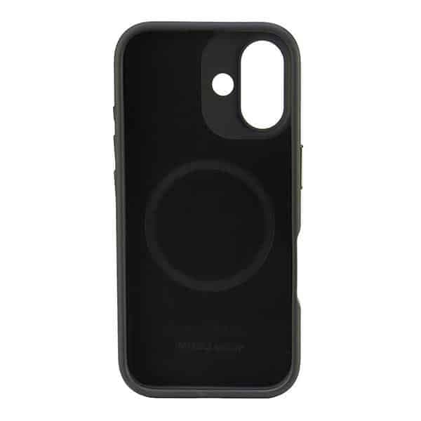 Audi Genuine Leather MagSafe iPhone 16 6.1" μαύρο-κόκκινο σκληρή θήκη AU-TPUPCMIP16-R8/D3-RD 6