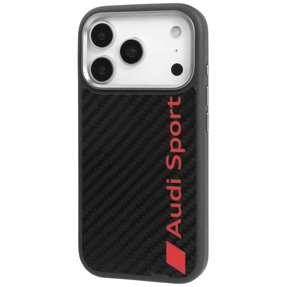 Θήκη Audi R8 Carbon Fiber MagSafe για iPhone 17 Pro μαύρο 2
