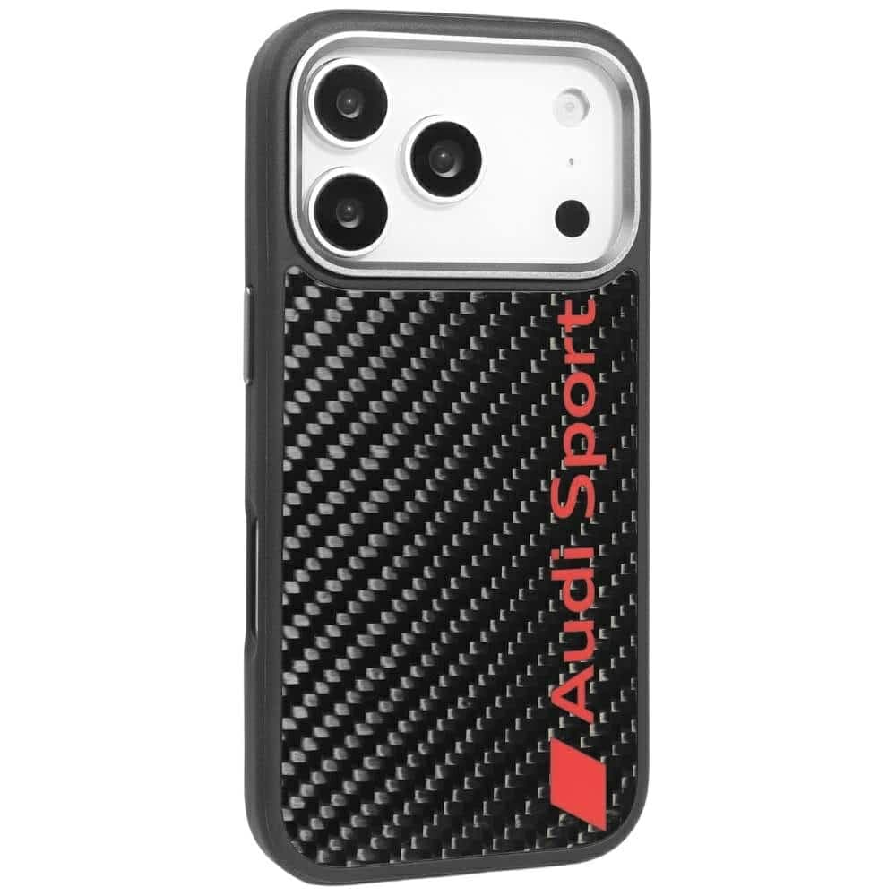 Θήκη Audi R8 Carbon Fiber MagSafe για iPhone 17 Pro μαύρο 3
