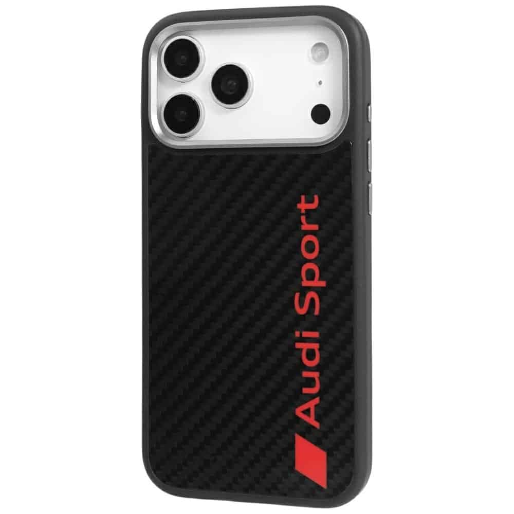 Θήκη Audi R8 Carbon Fiber MagSafe για iPhone 17 Pro Max μαύρο 3