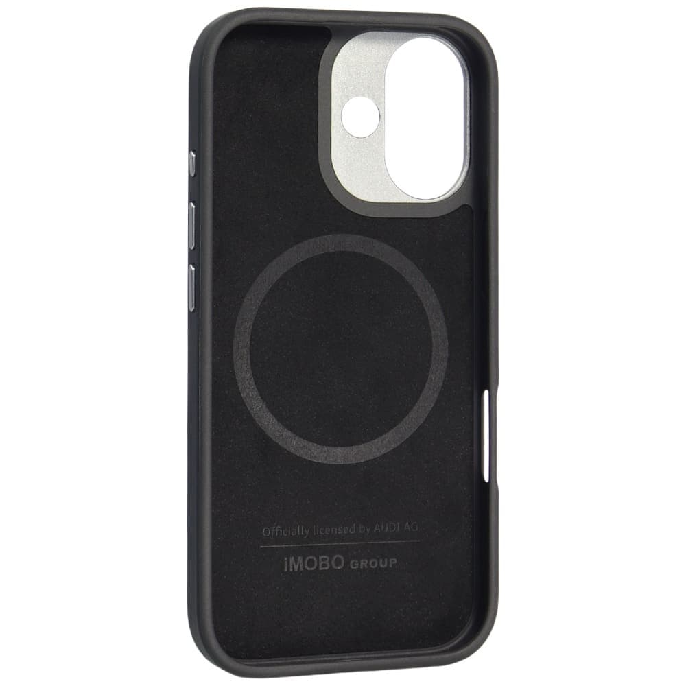 Θήκη Audi RSQ Carbon Fiber Sport Red Circle MagSafe για iPhone 17 μαύρο 7
