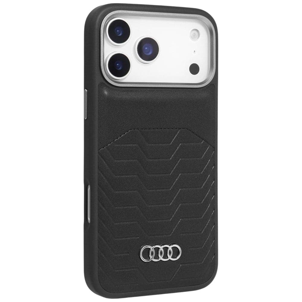 Audi GT Συνθετικού Δέρματος - θήκη για Apple iPhone 17 Pro Max - Μαύρο 2