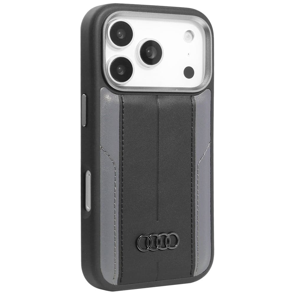 Audi Συνθετικό Δέρμα A6 - θήκη για Apple iPhone 17 Pro - Μαύρο 2