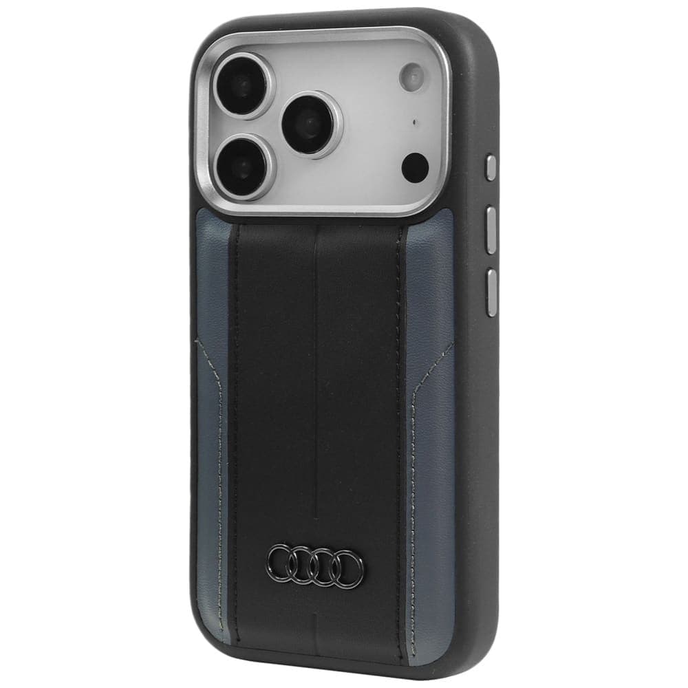 Audi Συνθετικό Δέρμα A6 - θήκη για Apple iPhone 17 Pro - Μαύρο 3