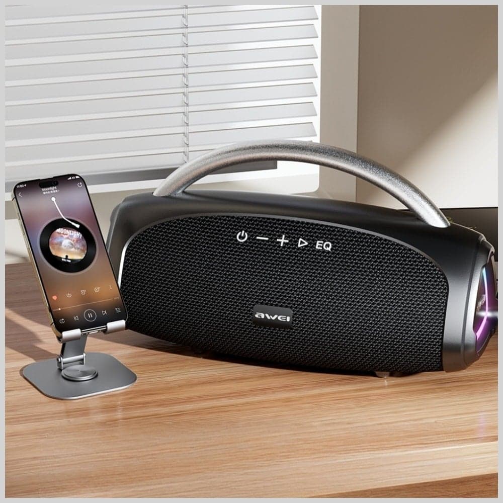 AWEI KA39 Ασύρματο Ηχείο 100W Bluetooth 5.3, Φορητό Εξωτερικό, Μαύρο 5