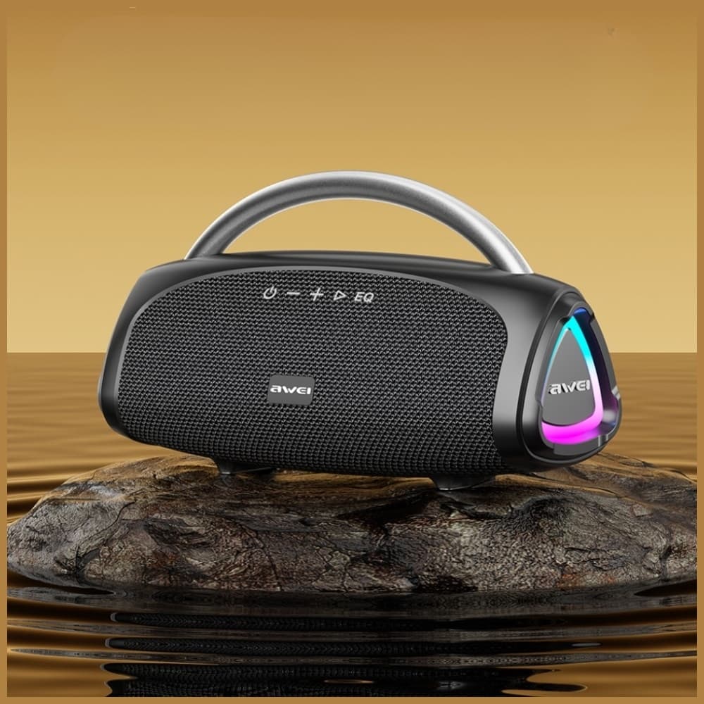 AWEI KA39 Ασύρματο Ηχείο 100W Bluetooth 5.3, Φορητό Εξωτερικό, Μαύρο 8