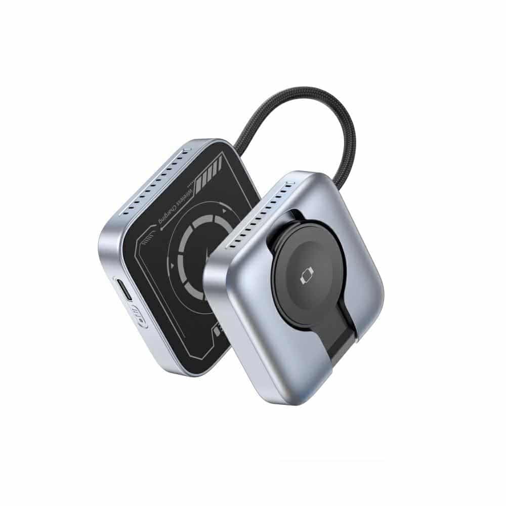 AWEI W35 Ασύρματος Φορτιστής 3 Σε 1 15W, Γκρι