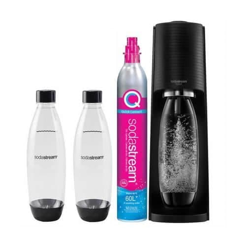 Sodastream TERRA Συσκευή Ανθρακούχου Νερού 1L - Value Pack Μαύρο EU