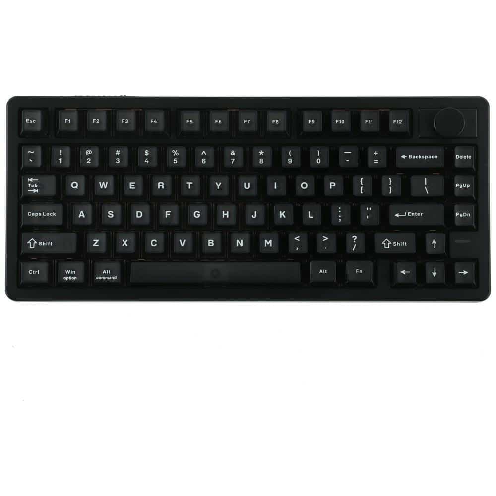 Epomaker HE75 V2 Μηχανικό Πληκτρολόγιο, Jade HE Switch, Μαύρο-Κρεμ