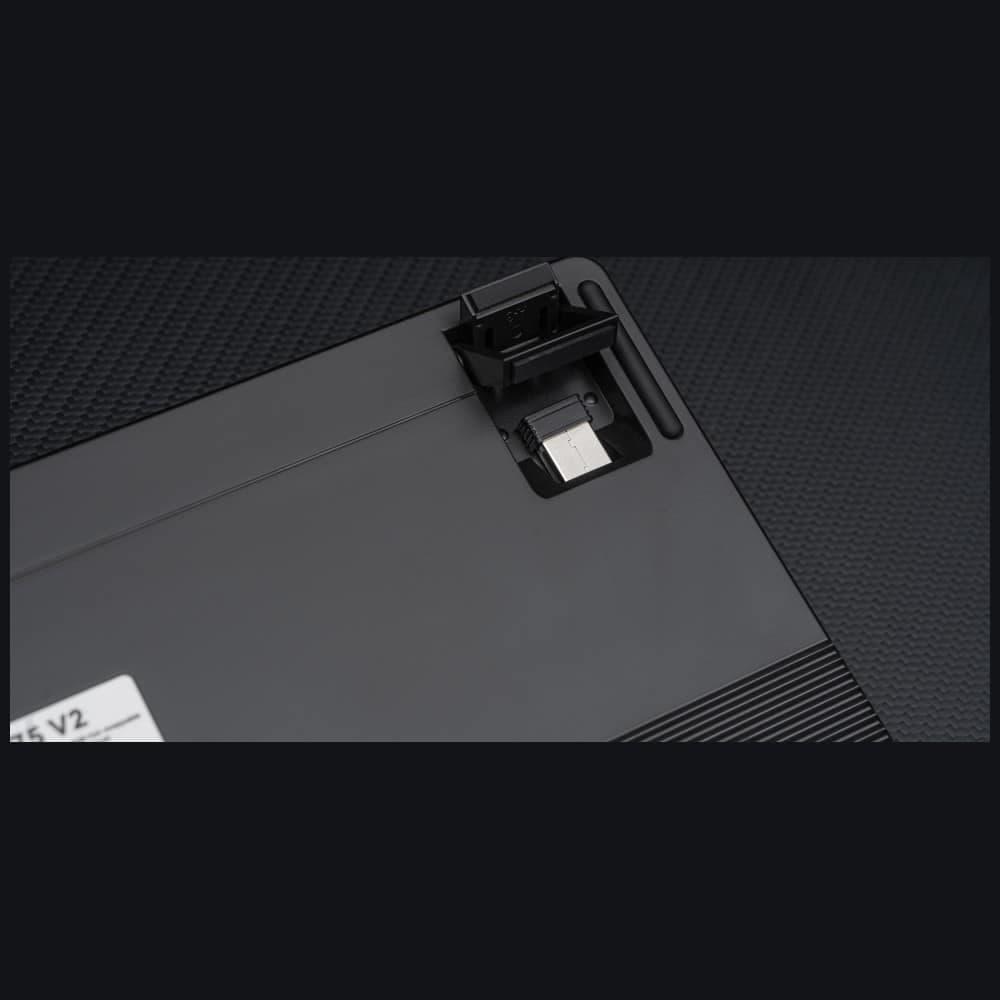 Epomaker HE75 V2 Μηχανικό Πληκτρολόγιο, Jade HE Switch, Μαύρο-Κρεμ 7