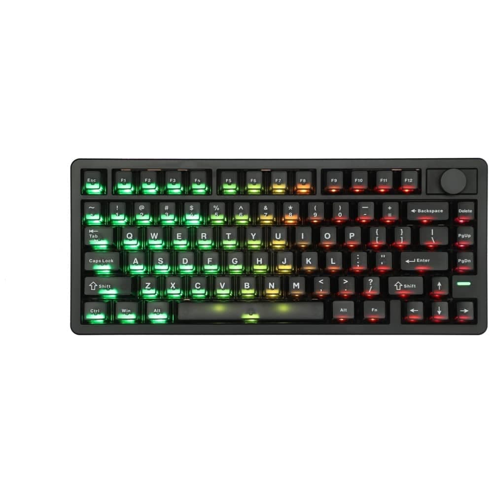 Epomaker HE75 V2 Μηχανικό Πληκτρολόγιο, Jade HE Switch, Μαύρο-Κρεμ 8