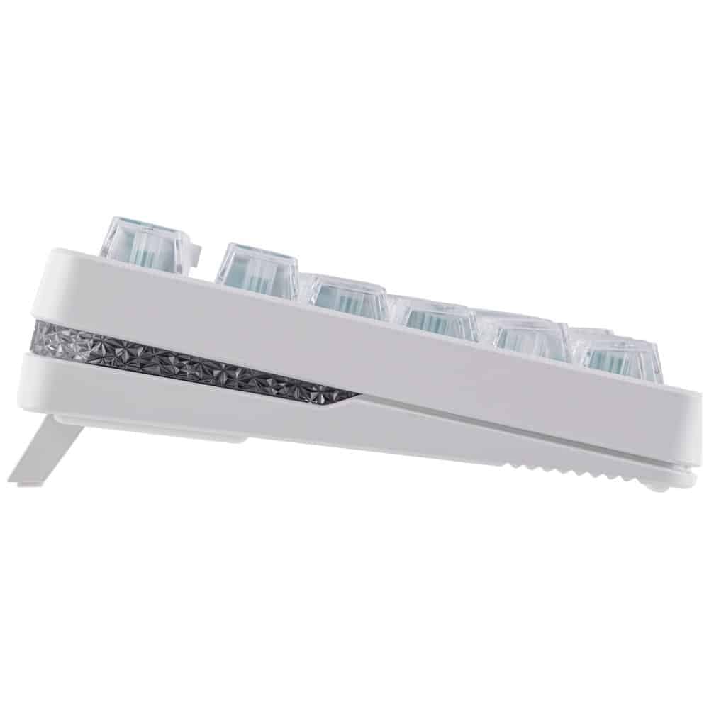 Epomaker HE75 V2 Μηχανικό Πληκτρολόγιο, Jade HE Switch, Λευκό-Κρεμ 9
