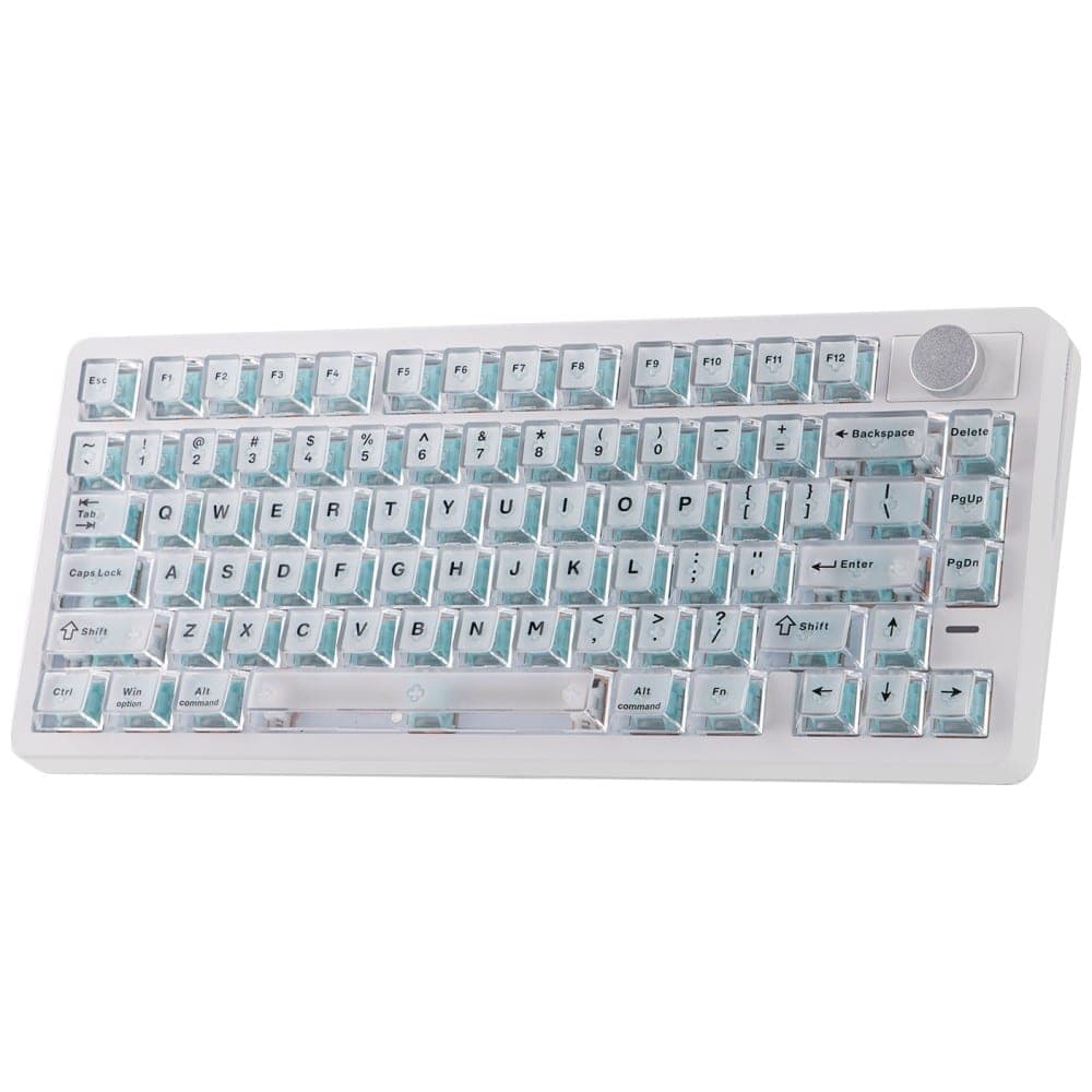 Epomaker HE75 V2 Μηχανικό Πληκτρολόγιο, Jade HE Switch, Λευκό-Κρεμ 2