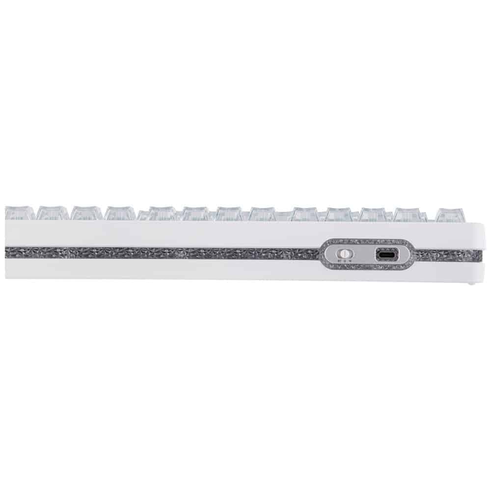Epomaker HE75 V2 Μηχανικό Πληκτρολόγιο, Jade HE Switch, Λευκό-Κρεμ 8