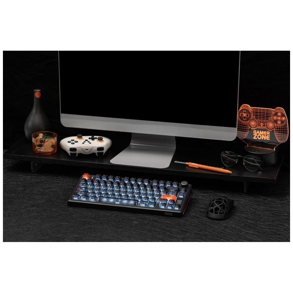 Epomaker TH80 V2 Μηχανικό Πληκτρολόγιο, Jade Switch, Μαύρο-Γκρι-Κρεμ 20