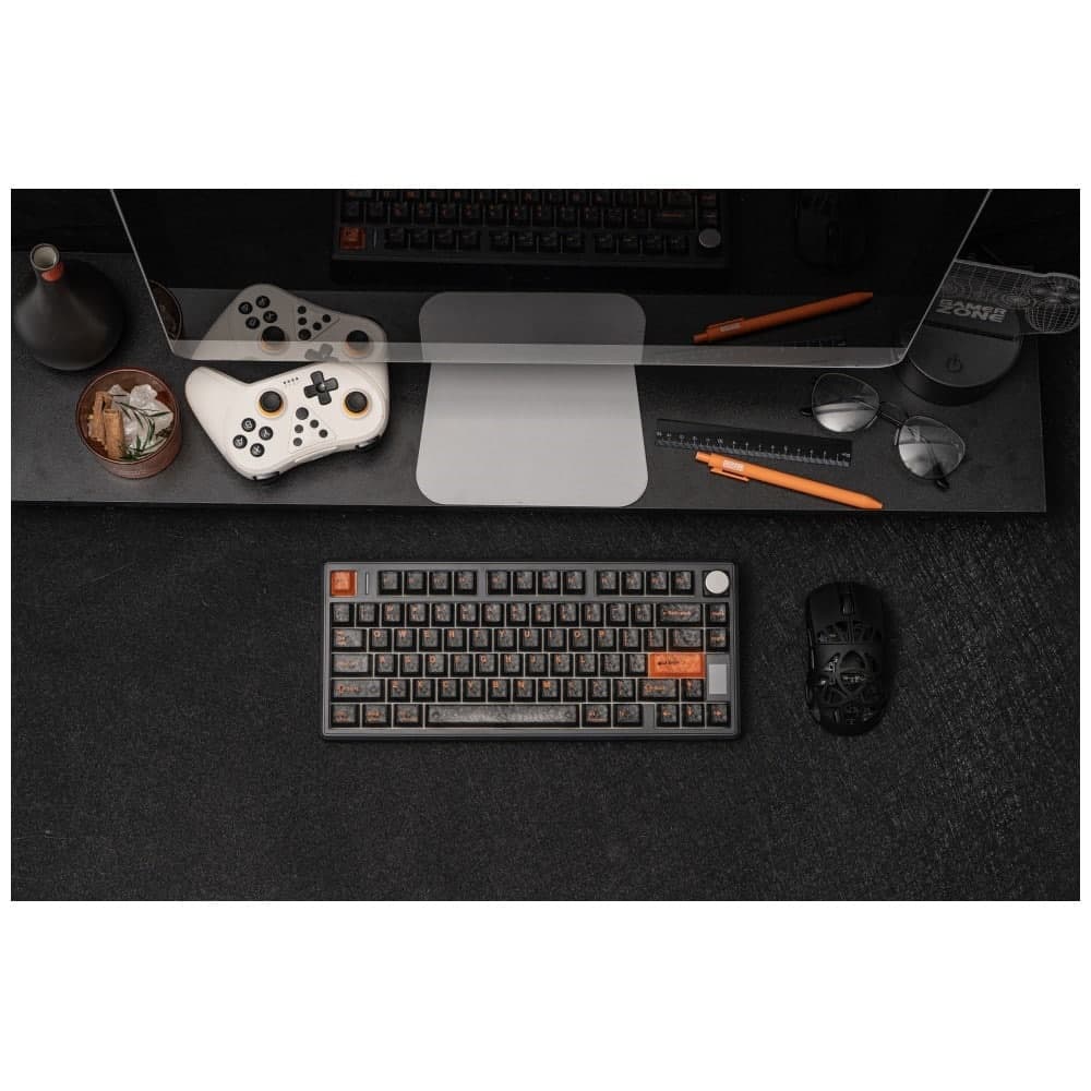 Epomaker TH80 V2 Μηχανικό Πληκτρολόγιο, Jade Switch, Μαύρο-Γκρι-Κρεμ 23