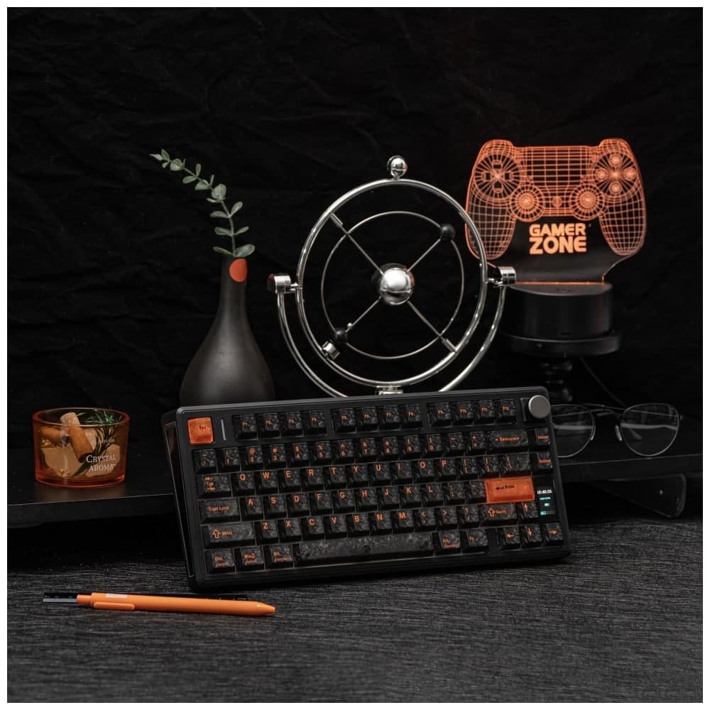 Epomaker TH80 V2 Μηχανικό Πληκτρολόγιο, Jade Switch, Μαύρο-Γκρι-Κρεμ 29