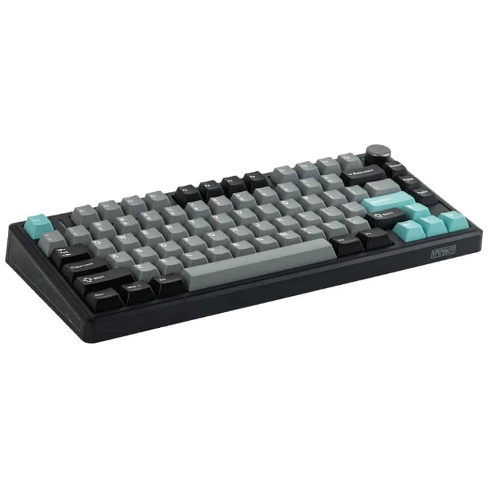 Epomaker TH80 V2 Pro Μηχανικό Πληκτρολόγιο, Silent V2 Switch, Μαύρο-Θαλασσινό Αλάτι 5