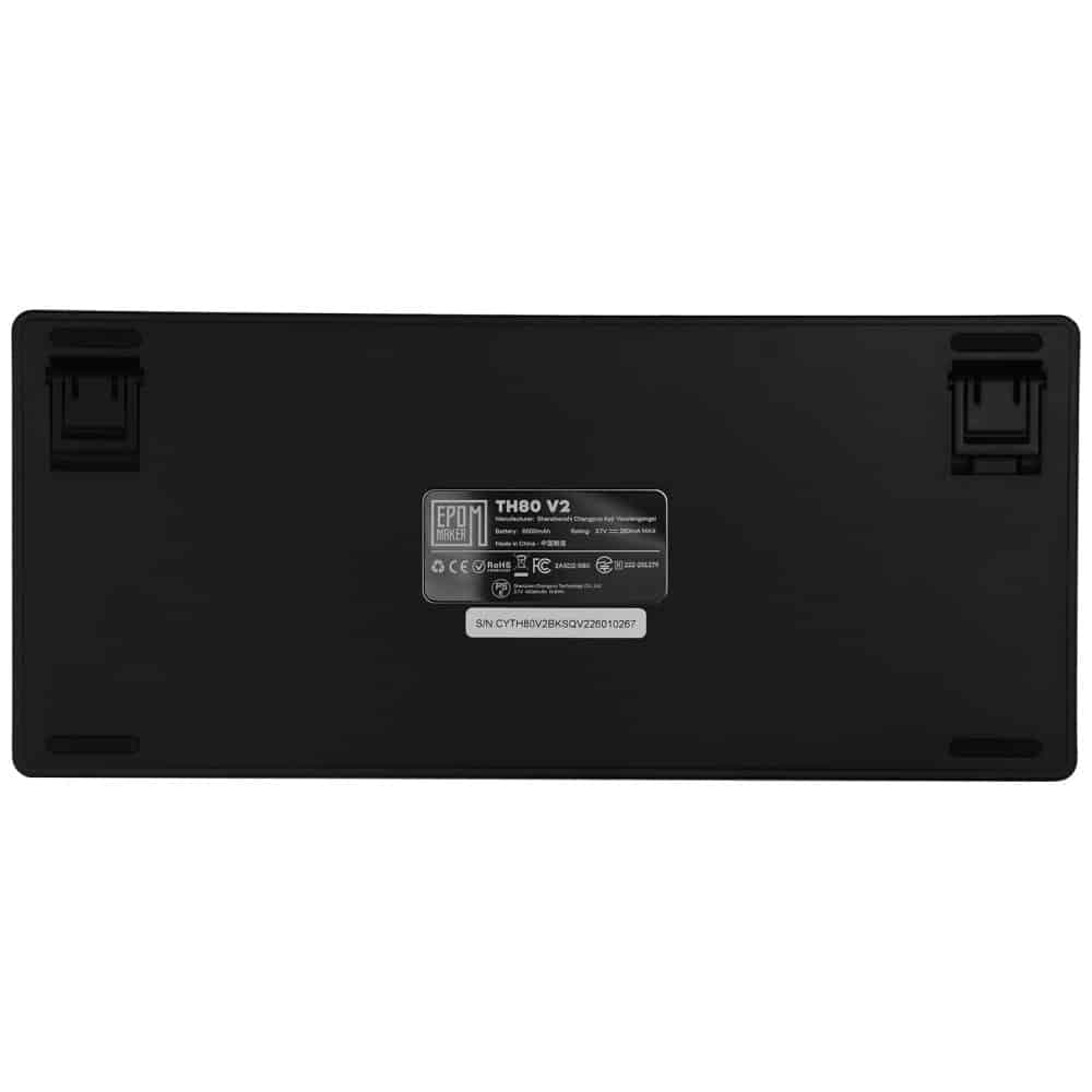 Epomaker TH80 V2 Pro Μηχανικό Πληκτρολόγιο, Silent V2 Switch, Μαύρο-Θαλασσινό Αλάτι 10