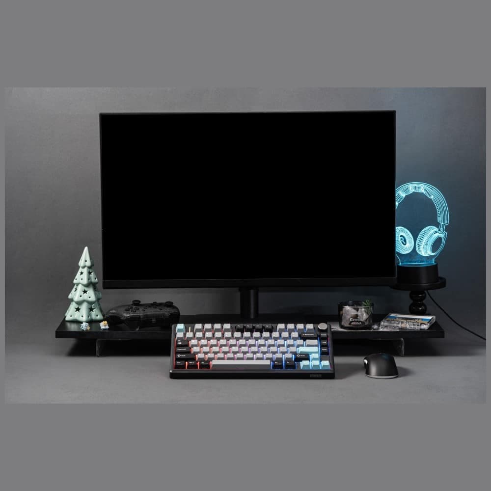Epomaker TH80 V2 Pro Μηχανικό Πληκτρολόγιο, Silent V2 Switch, Μαύρο-Θαλασσινό Αλάτι 12