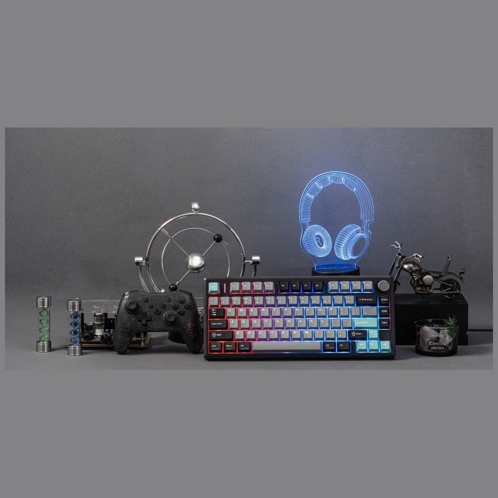 Epomaker TH80 V2 Pro Μηχανικό Πληκτρολόγιο, Silent V2 Switch, Μαύρο-Θαλασσινό Αλάτι 23