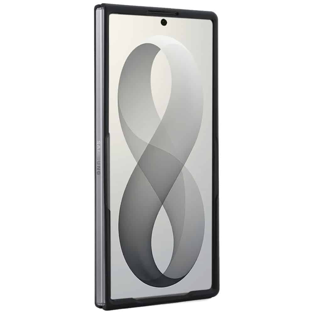 Guess Magnetic Ring Stand Grained Classic Logo - θήκη για Samsung Galaxy Z Fold8 Ultra - Μπεζ 5