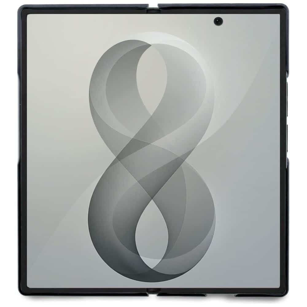 Guess Magnetic Ring Stand Grained Classic Logo - θήκη για Samsung Galaxy Z Fold8 Ultra - Μπεζ 6
