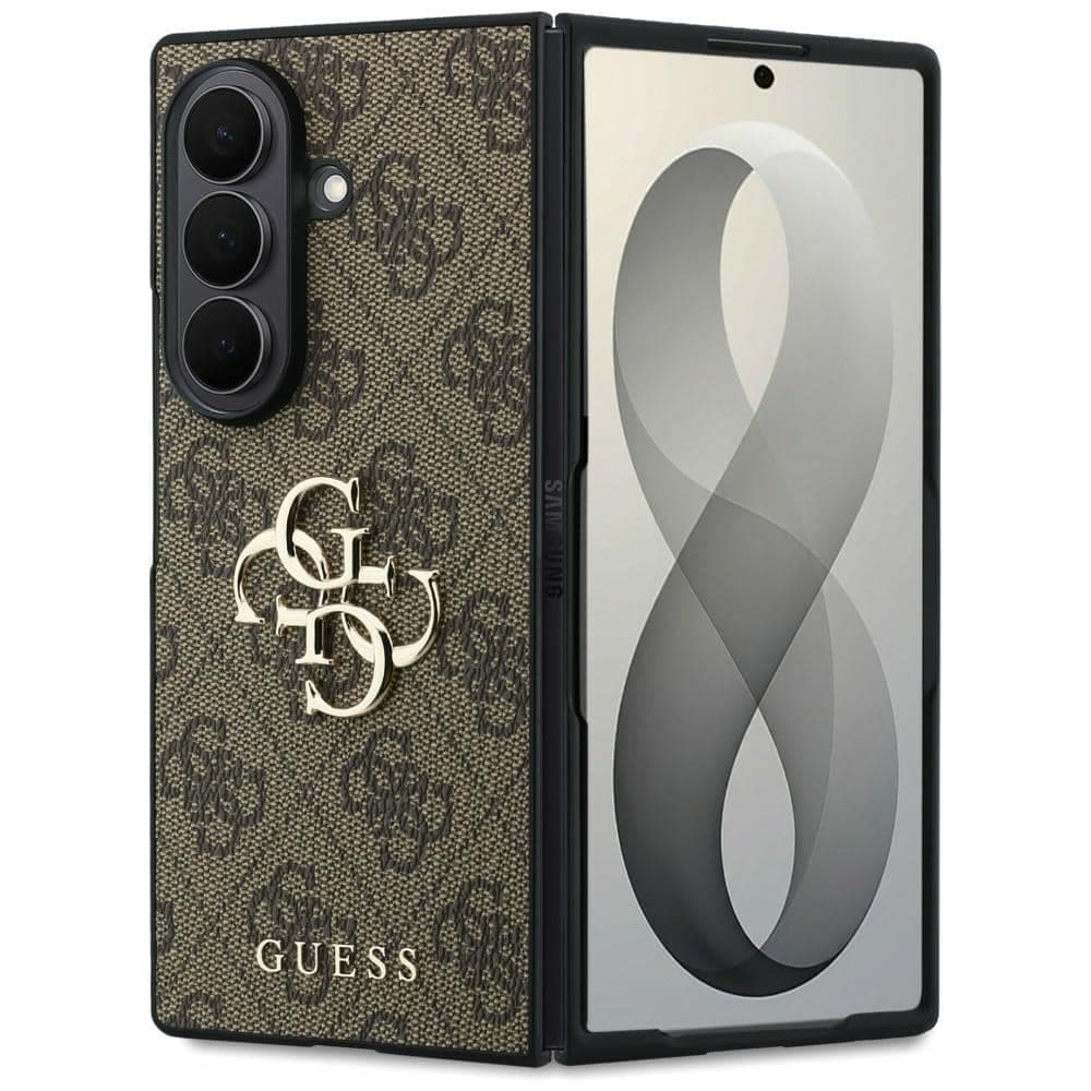 Θήκη Guess Big 4G με λογότυπο για Samsung Galaxy Z Fold8 Ultra καφέ