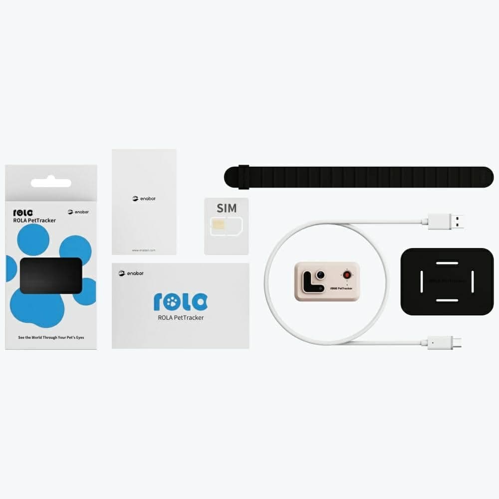 ENABOT GPS Tracker για Σκύλο ή Γάτα, Κίτρινο 9