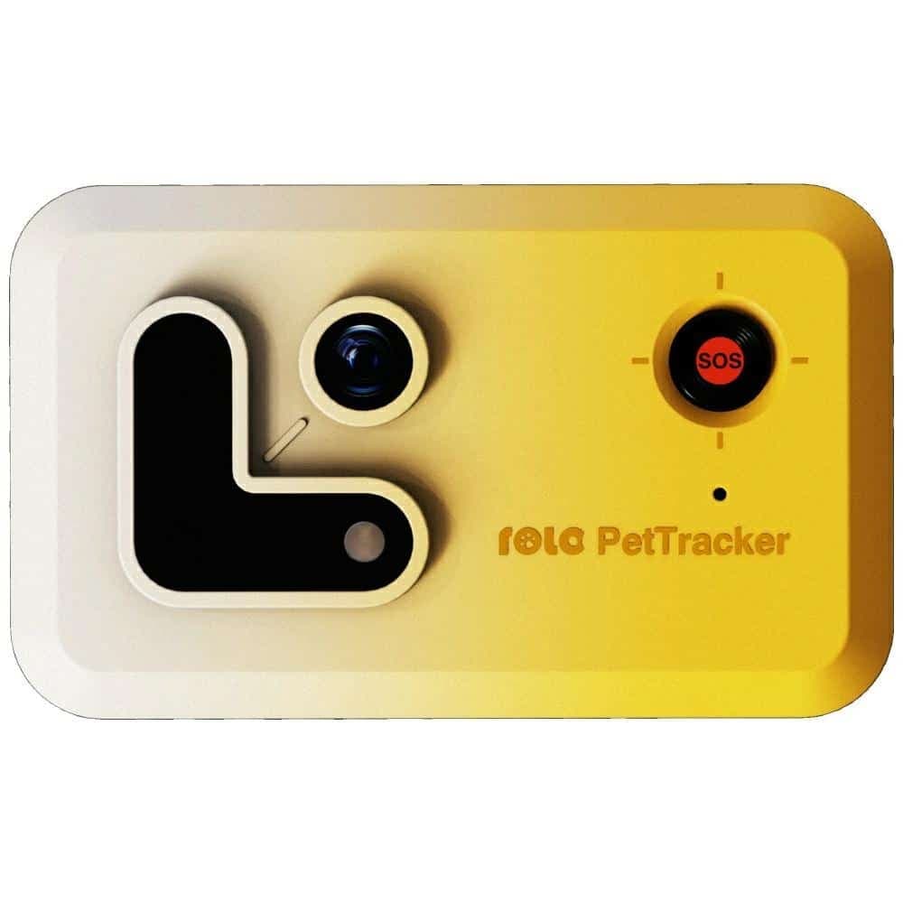 ENABOT GPS Tracker για Σκύλο ή Γάτα, Κίτρινο