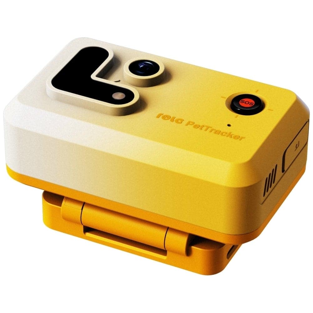 ENABOT GPS Tracker για Σκύλο ή Γάτα, Κίτρινο 2