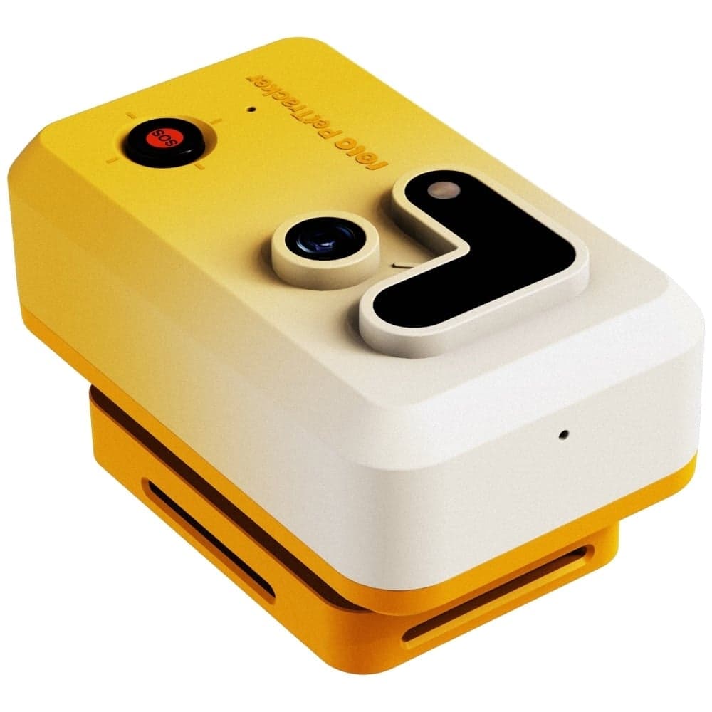 ENABOT GPS Tracker για Σκύλο ή Γάτα, Κίτρινο 3