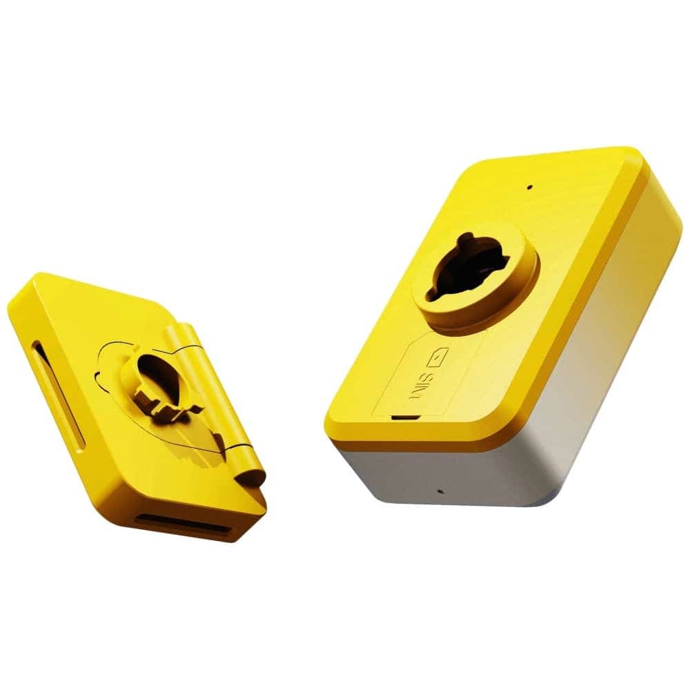 ENABOT GPS Tracker για Σκύλο ή Γάτα, Κίτρινο 4