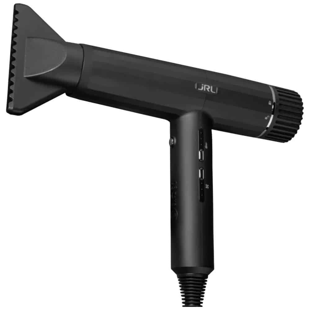 JRL Forte Pro 2020H Σετ Πιστολάκι Μαλλιών με Βούρτσες, Μαύρο 2