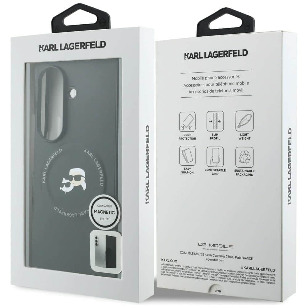 Karl Lagerfeld Karl & Choupette Pins MagSafe - θήκη για Samsung Galaxy Z Fold8 Ultra - Μαύρο 7