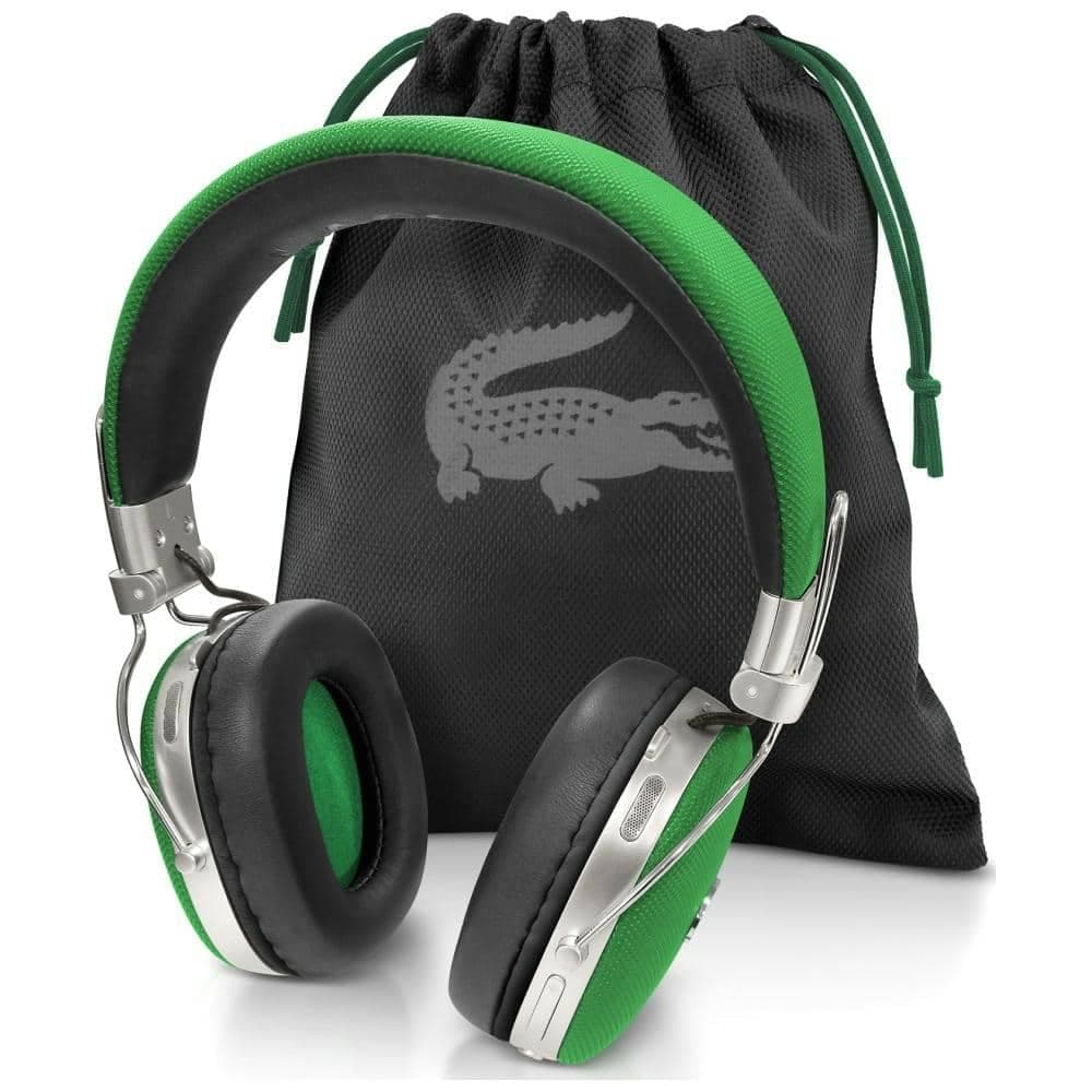 Lacoste Petit Pique LH03 Ακουστικά Over-ear Bluetooth, Εστραγκόν Πράσινο 2