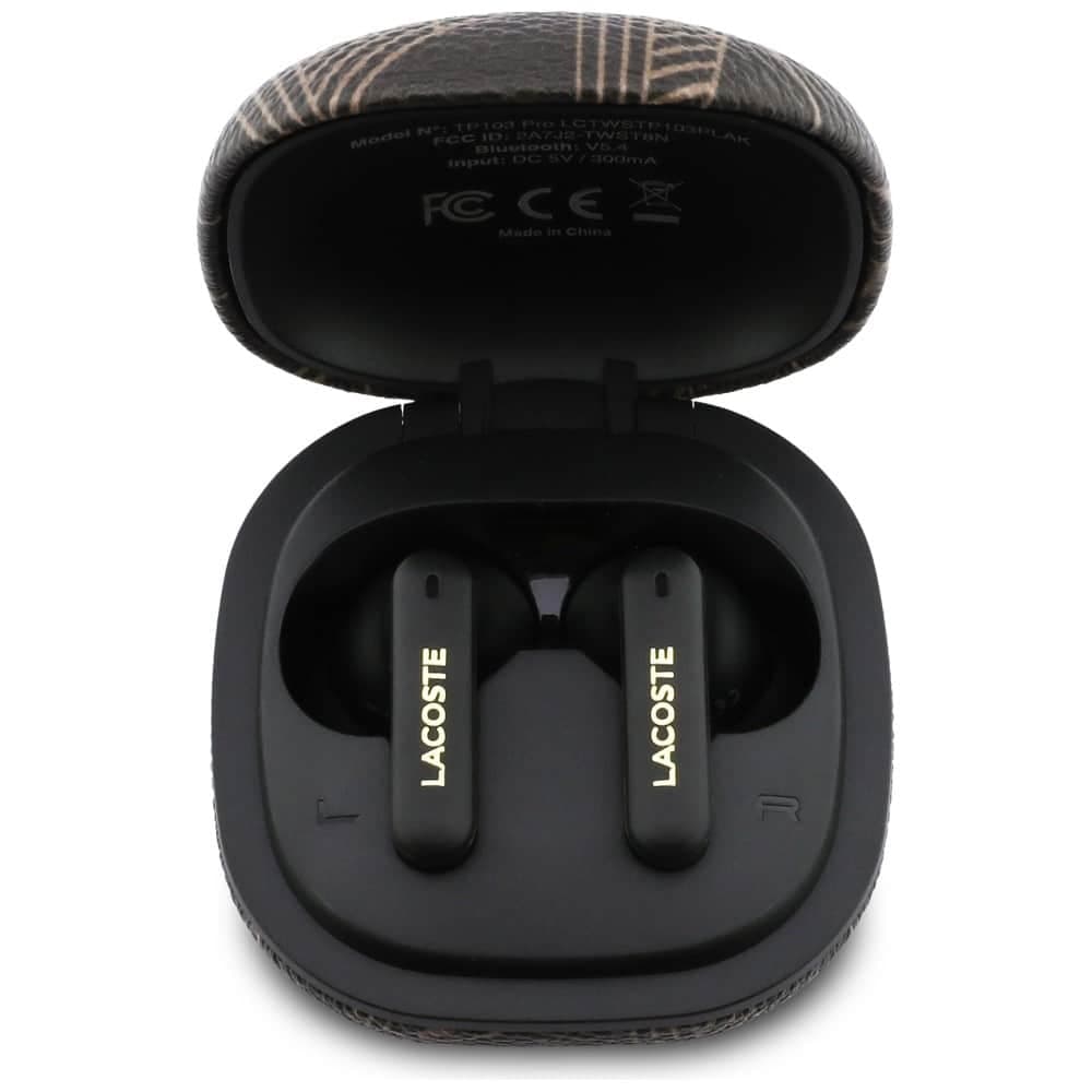 Lacoste Monogram The Blend Ακουστικά TWS In-Ear, Καφέ 4