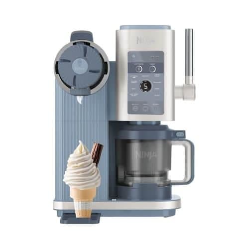 Ninja NC702EU Creami Scoop & Swirl 13-in-1 Παγωτομηχανή και Συσκευή Γρανίτας 800W 0.48L, Μπλε EU