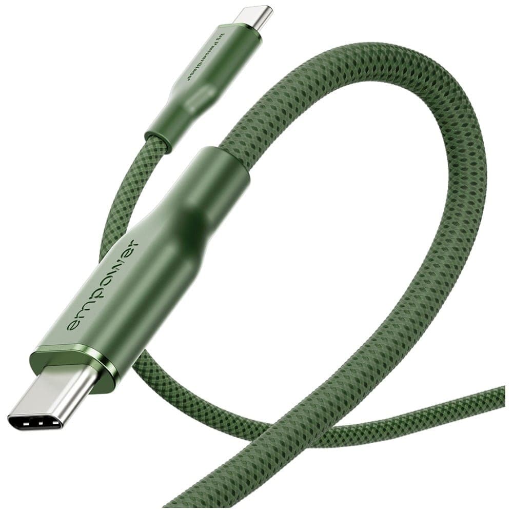 PanzerGlass Empower Racing 60W Καλώδιο USB-C σε USB-C 2m, Πράσινο 4