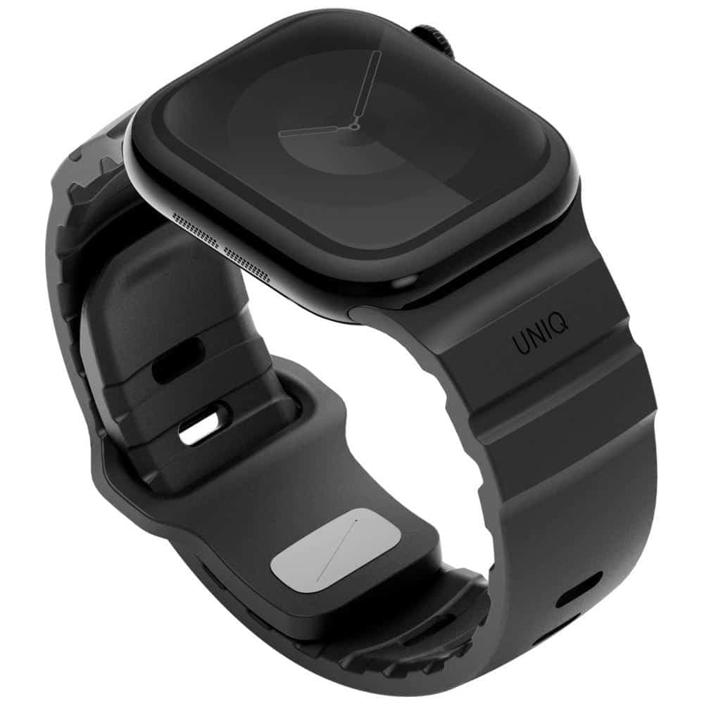 UNIQ Alton Λουράκι για Apple Watch 42/41/40mm, Σιλικόνης, Μαύρο