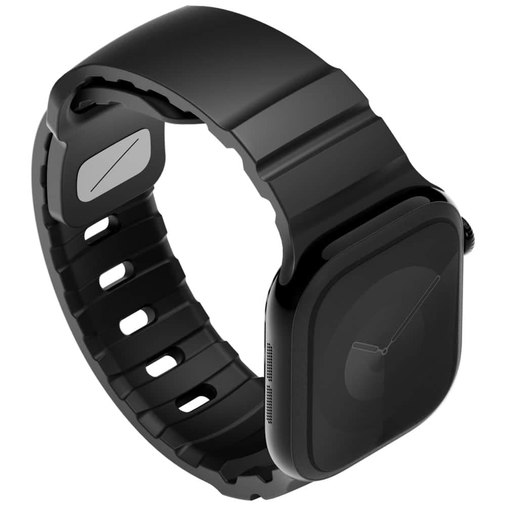 UNIQ Alton Λουράκι για Apple Watch 42/41/40mm, Σιλικόνης, Μαύρο 2